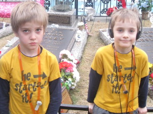 Sweet Kindergarten Boys at Graceland
