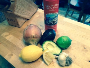 All Star Guacamole Ingredients
